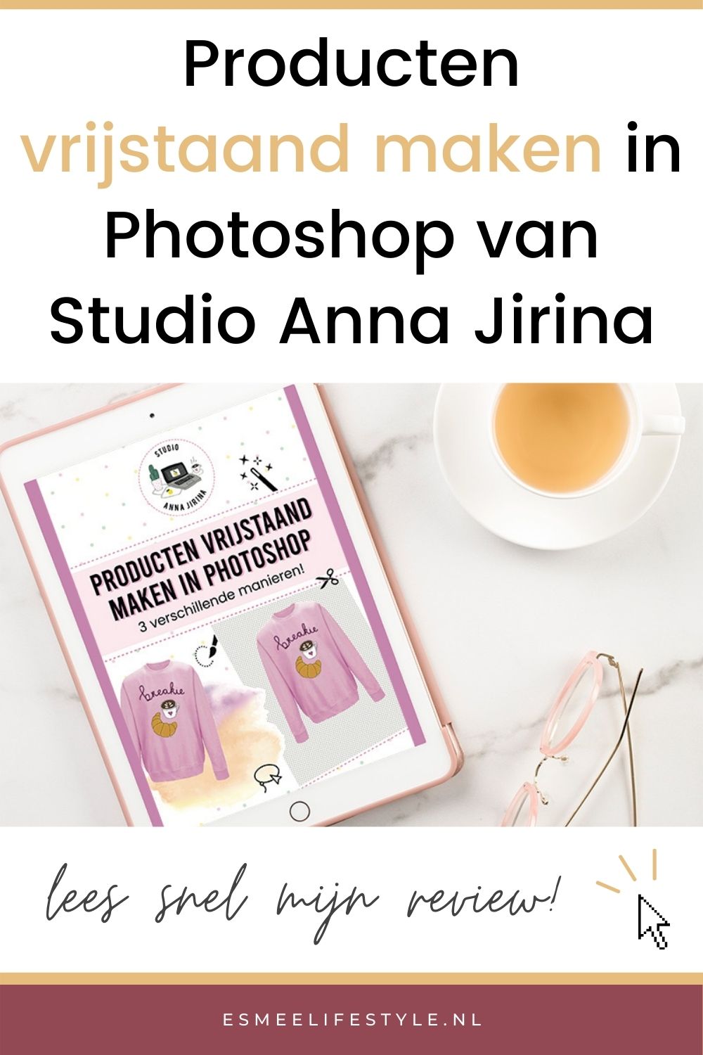Producten vrijstaand maken in Photoshop van Studio Anna Jirina