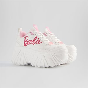 Barbie® sneakers met XL plateauzool