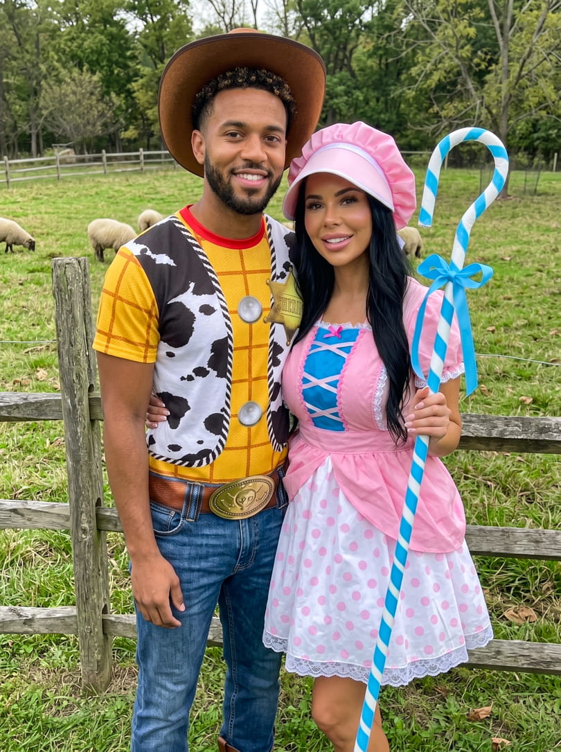 Toy Story Andy & Bo Peep halloween kostuum koppels