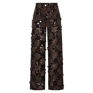 SEQUIN LACE PANTS PETITE BRUIN