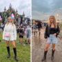 2 festival outfits bij regen