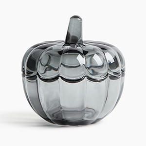 Pompoen pot van glas