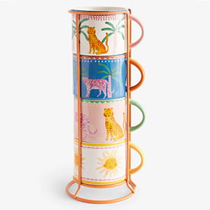 Set van 4 koffiemokken